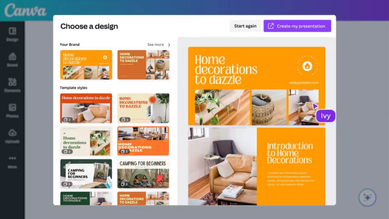 Canva Magic Design特点