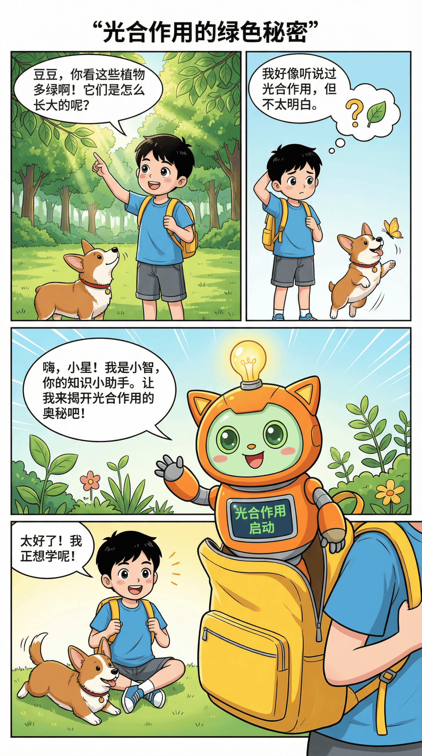 光合作用过程详解：图解叶绿素如何将阳光转化为能量 | 生物化学教学