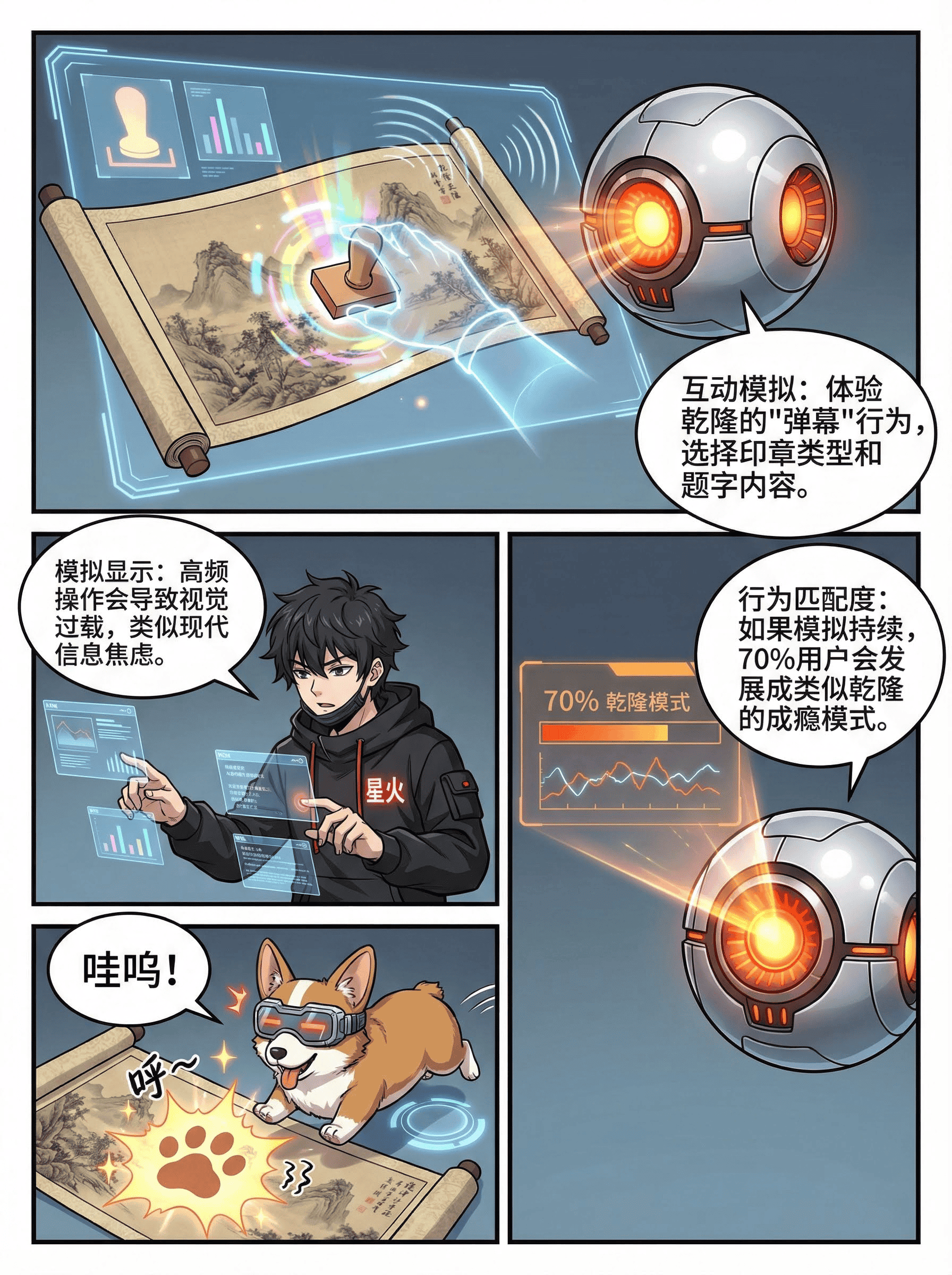 乾隆皇帝文物题字解析：历史鉴赏与弹幕文化对比 - 第 12 页