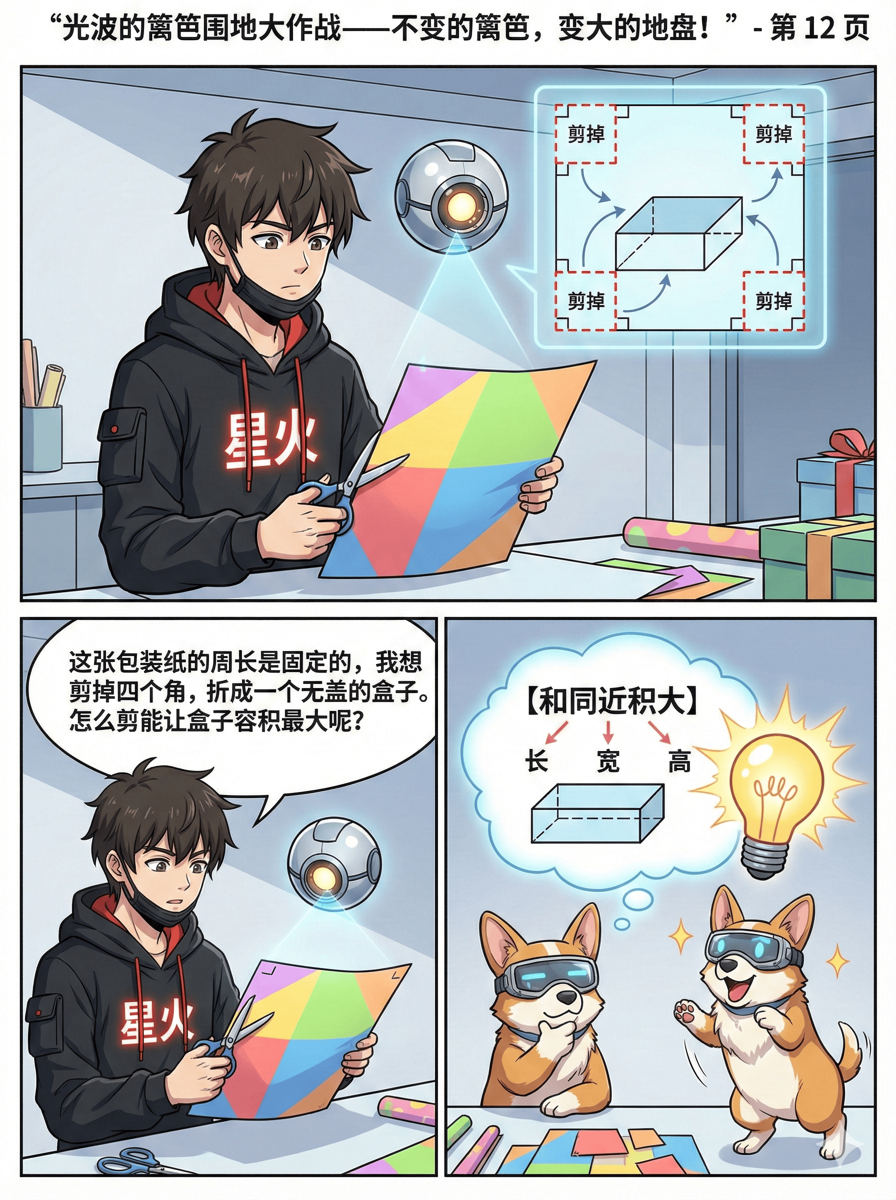 光波衍射与几何优化问题详解：漫画教学与实例解析 - 第 12 页