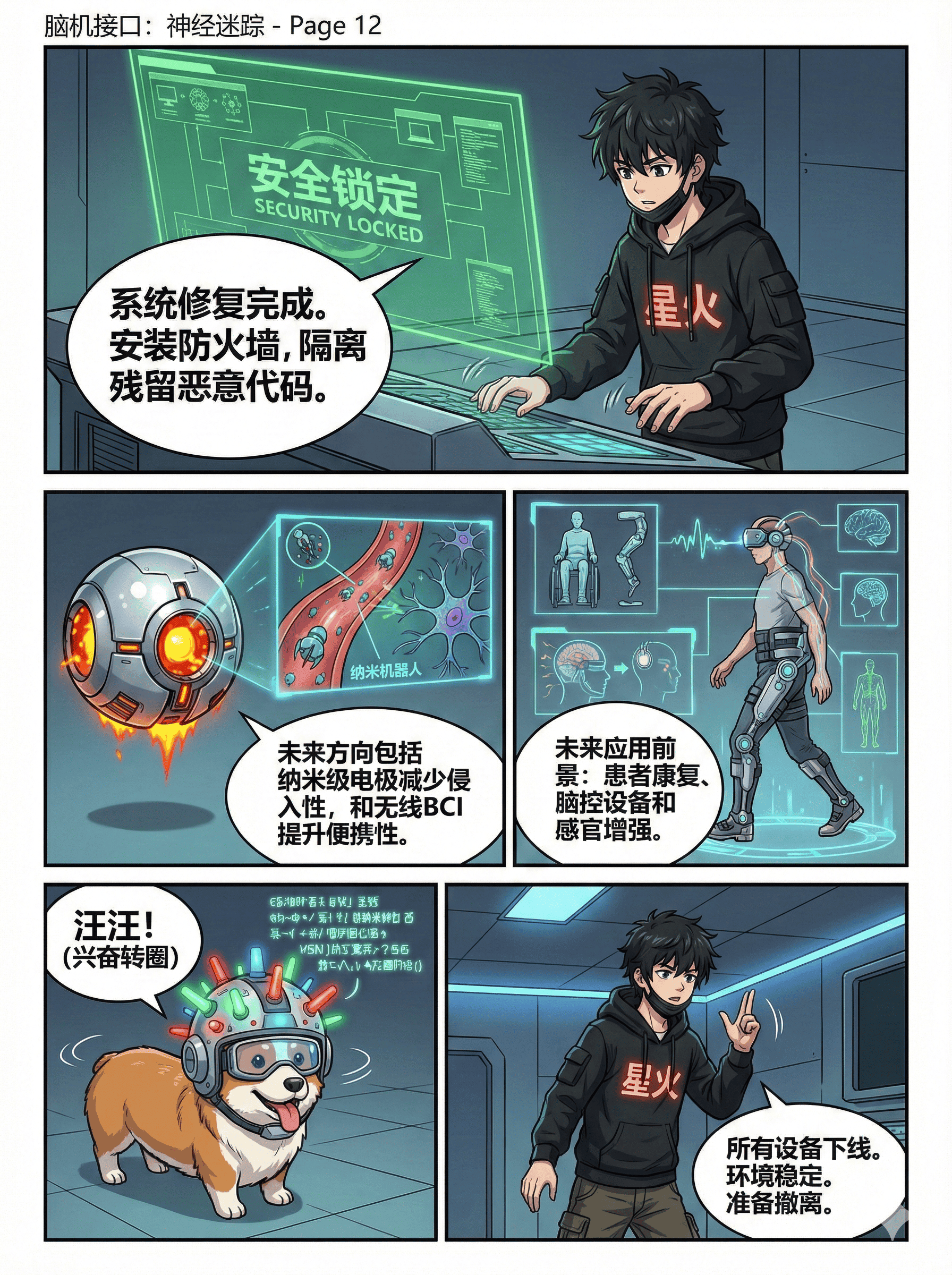 脑机接口原理与未来应用解析：神经信号漫画教学指南 - 第 12 页