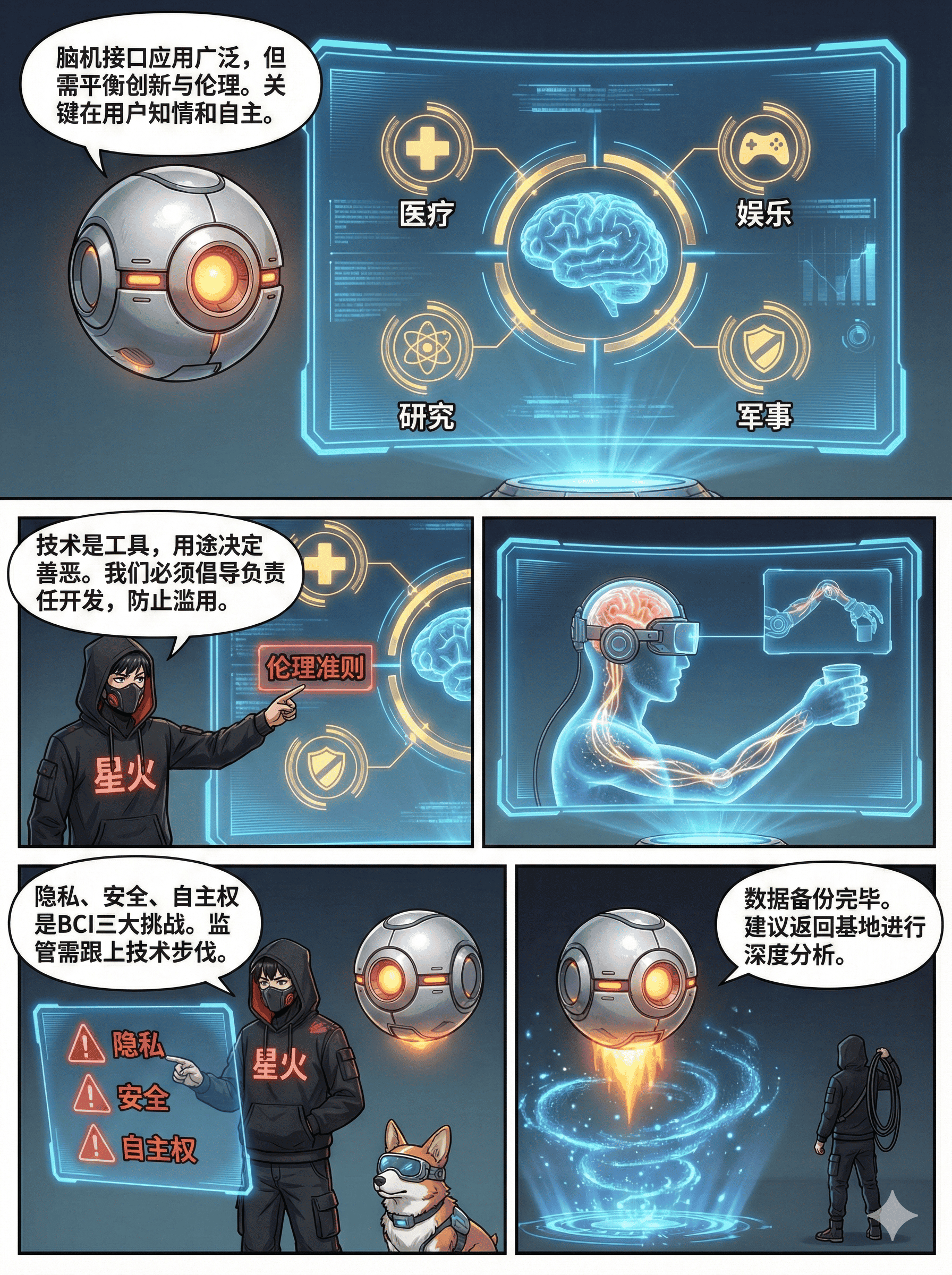 脑机接口原理与未来应用解析：神经信号漫画教学指南 - 第 13 页