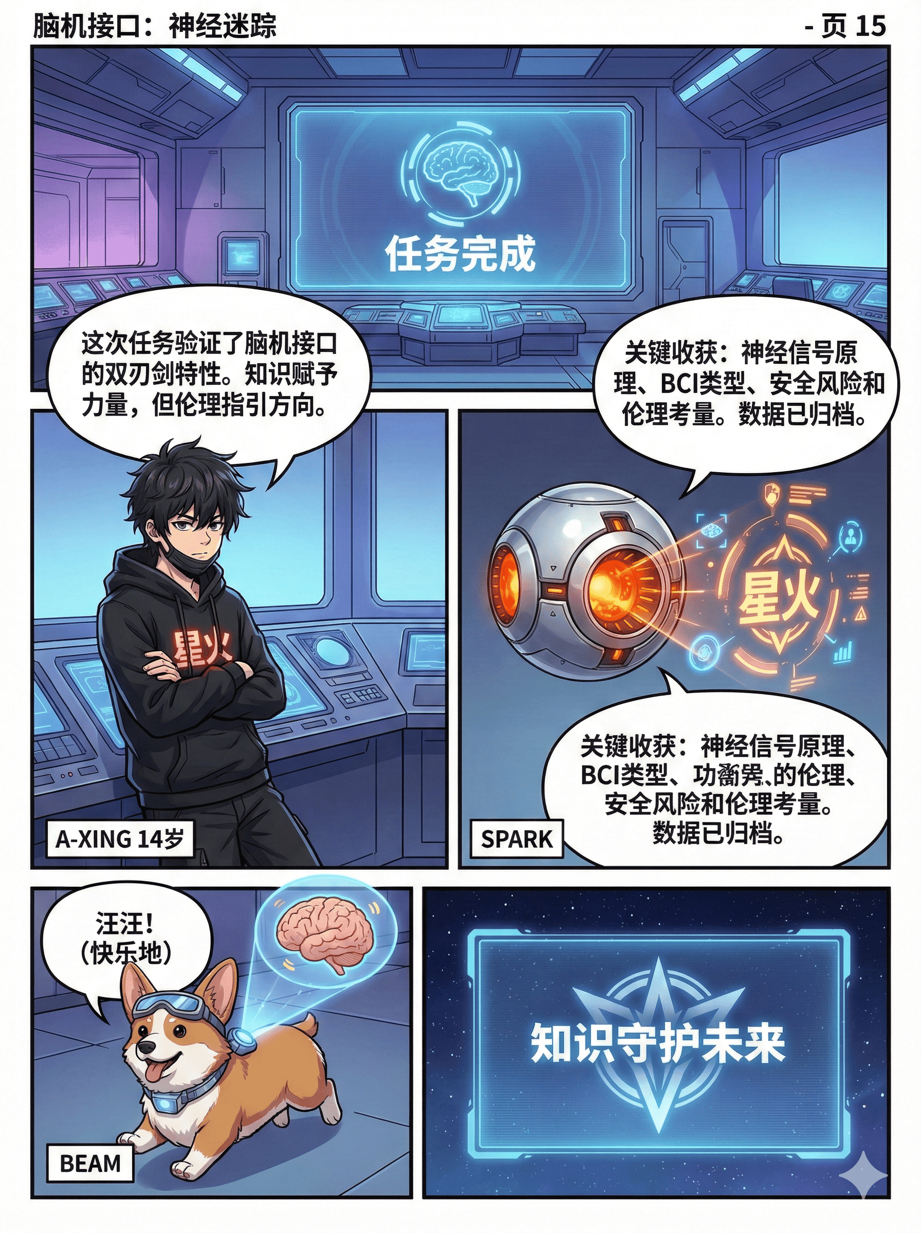 脑机接口原理与未来应用解析：神经信号漫画教学指南 - 第 15 页