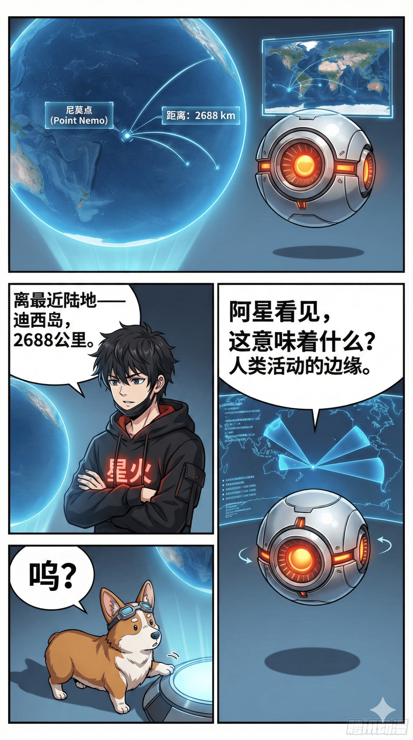 尼莫点详解：海洋最孤独点与航天器墓地（漫画教学） | 地理科学知识 - 第 2 页