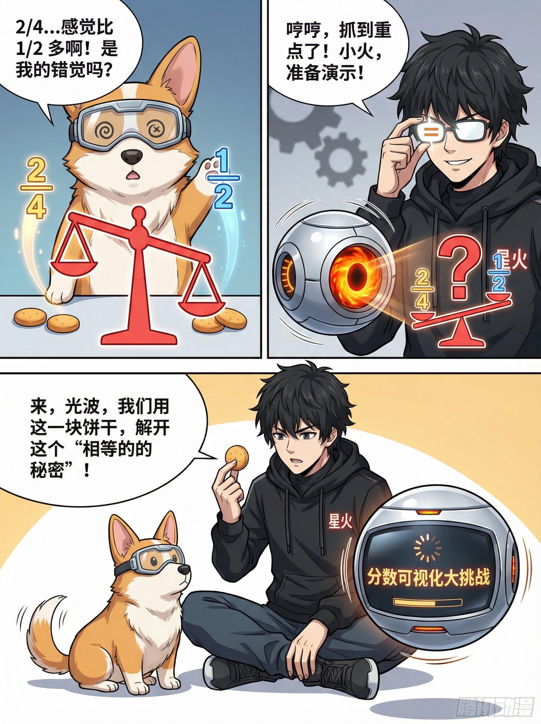 等值分数详解：为什么2/4等于1/2？(附漫画图解与常见误区) - 第 3 页