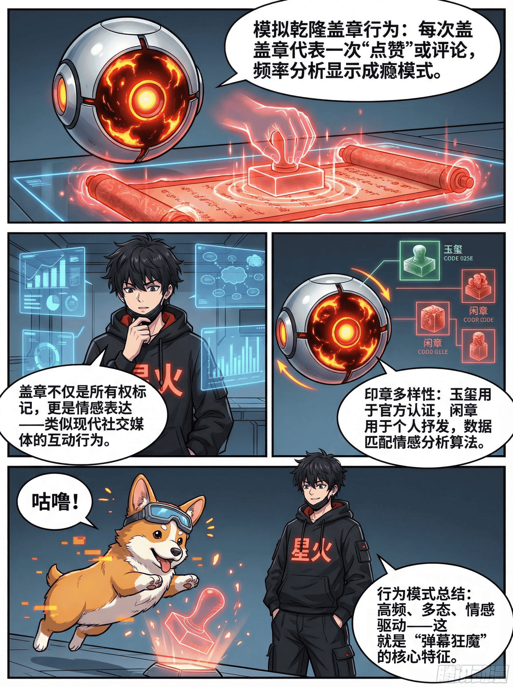 乾隆皇帝文物题字解析：历史鉴赏与弹幕文化对比 - 第 4 页