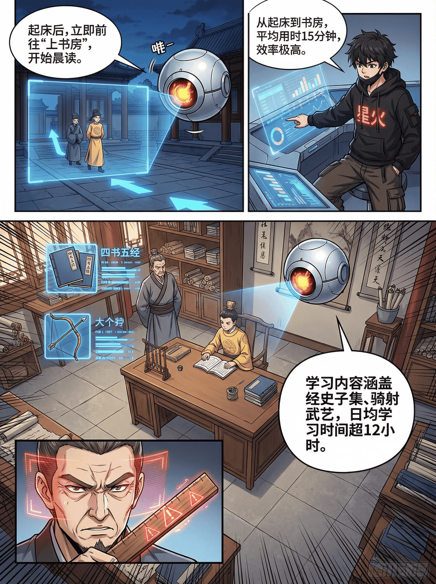 古代皇子学习内容与作息时间详解：课程表、科目与漫画图解 - 第 4 页