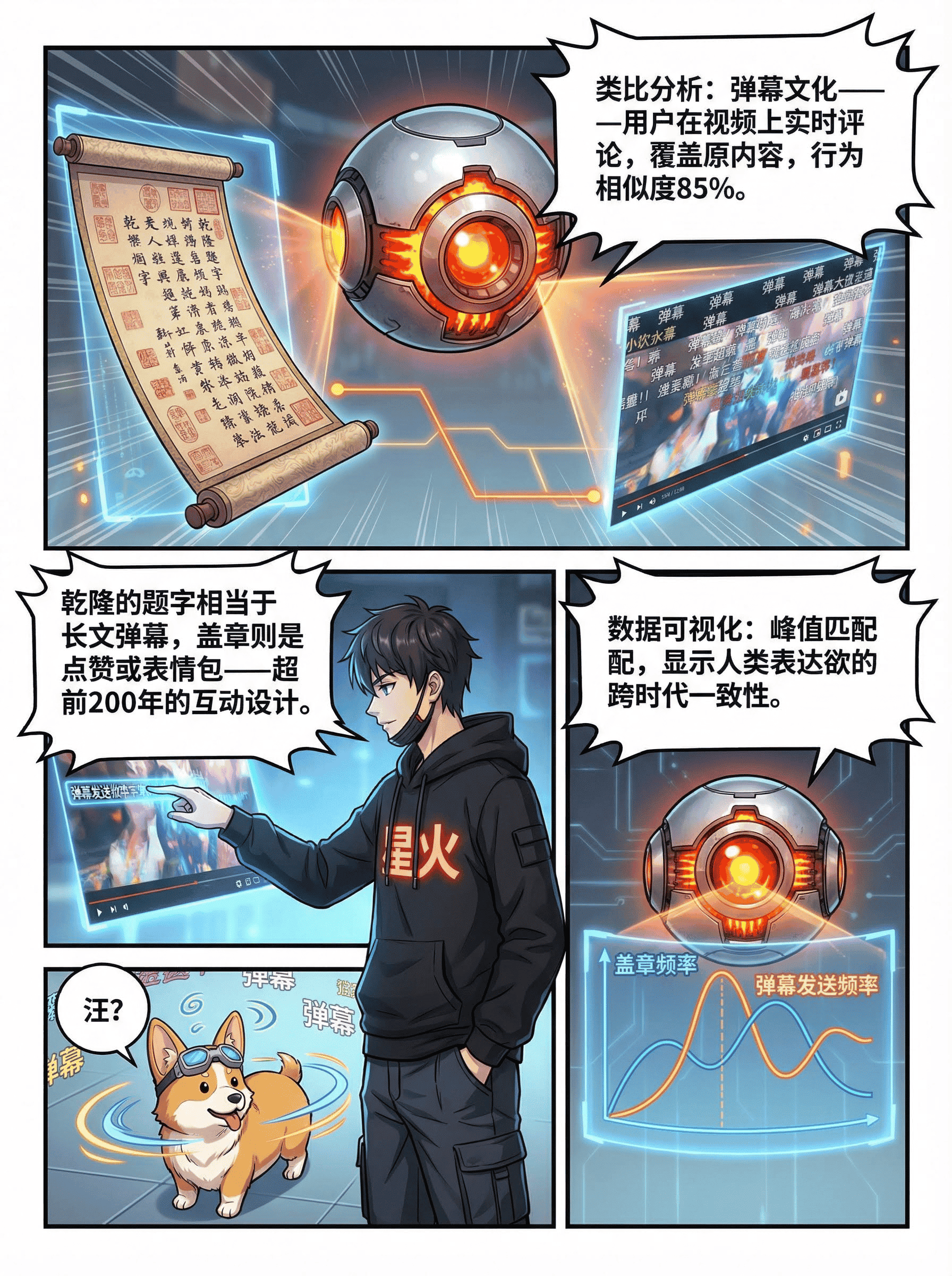 乾隆皇帝文物题字解析：历史鉴赏与弹幕文化对比 - 第 5 页