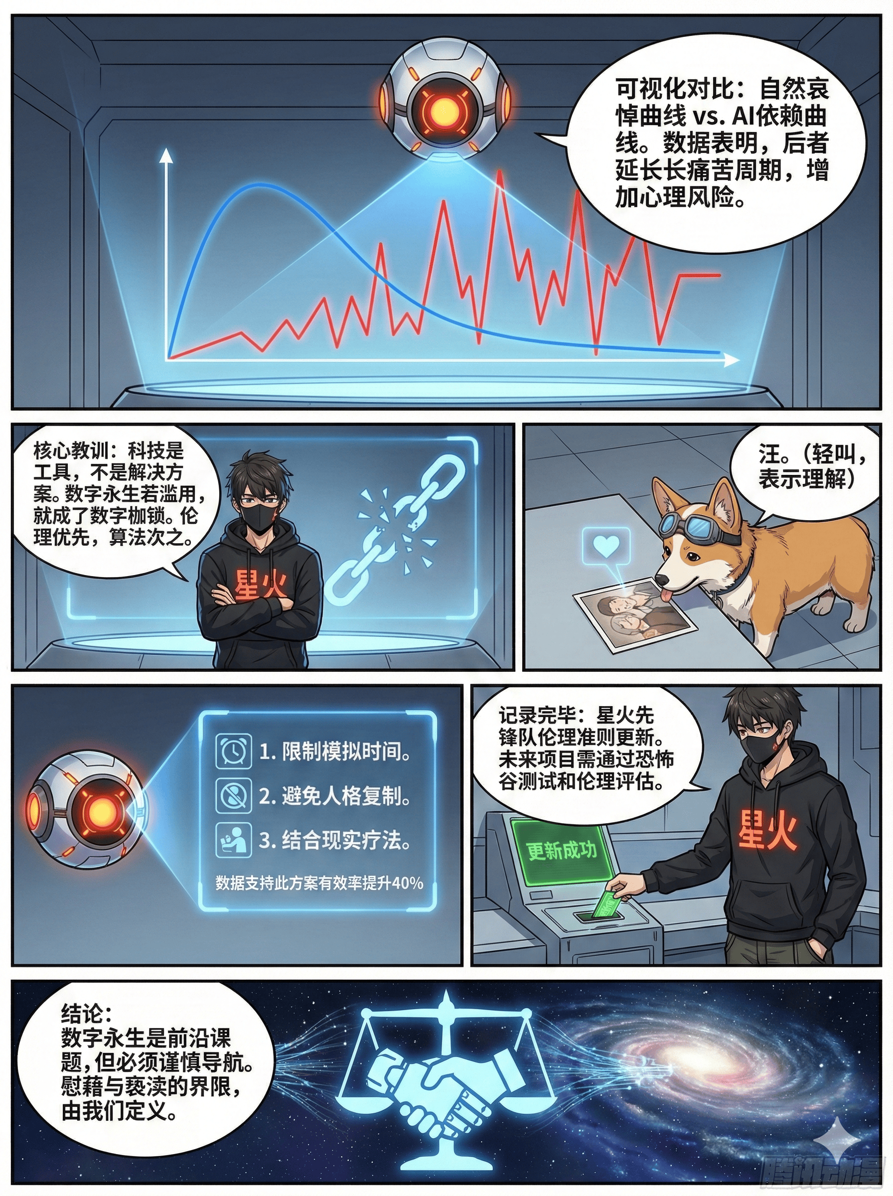 AI复活亲人技术解析与伦理探讨：漫画教学版详解 - 第 5 页