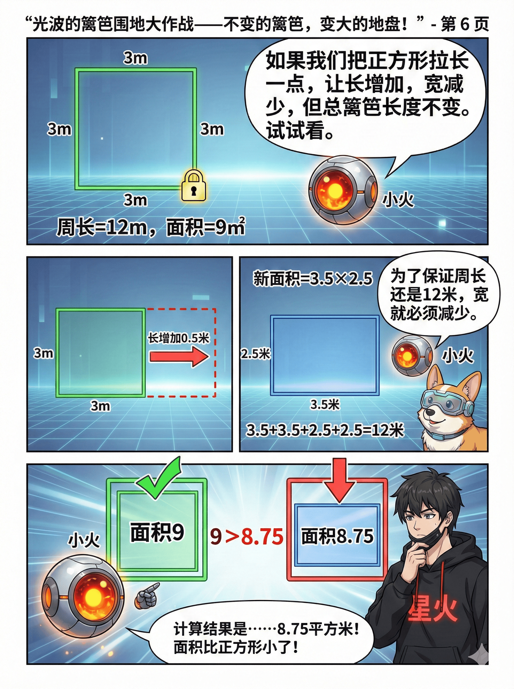 光波衍射与几何优化问题详解：漫画教学与实例解析 - 第 6 页