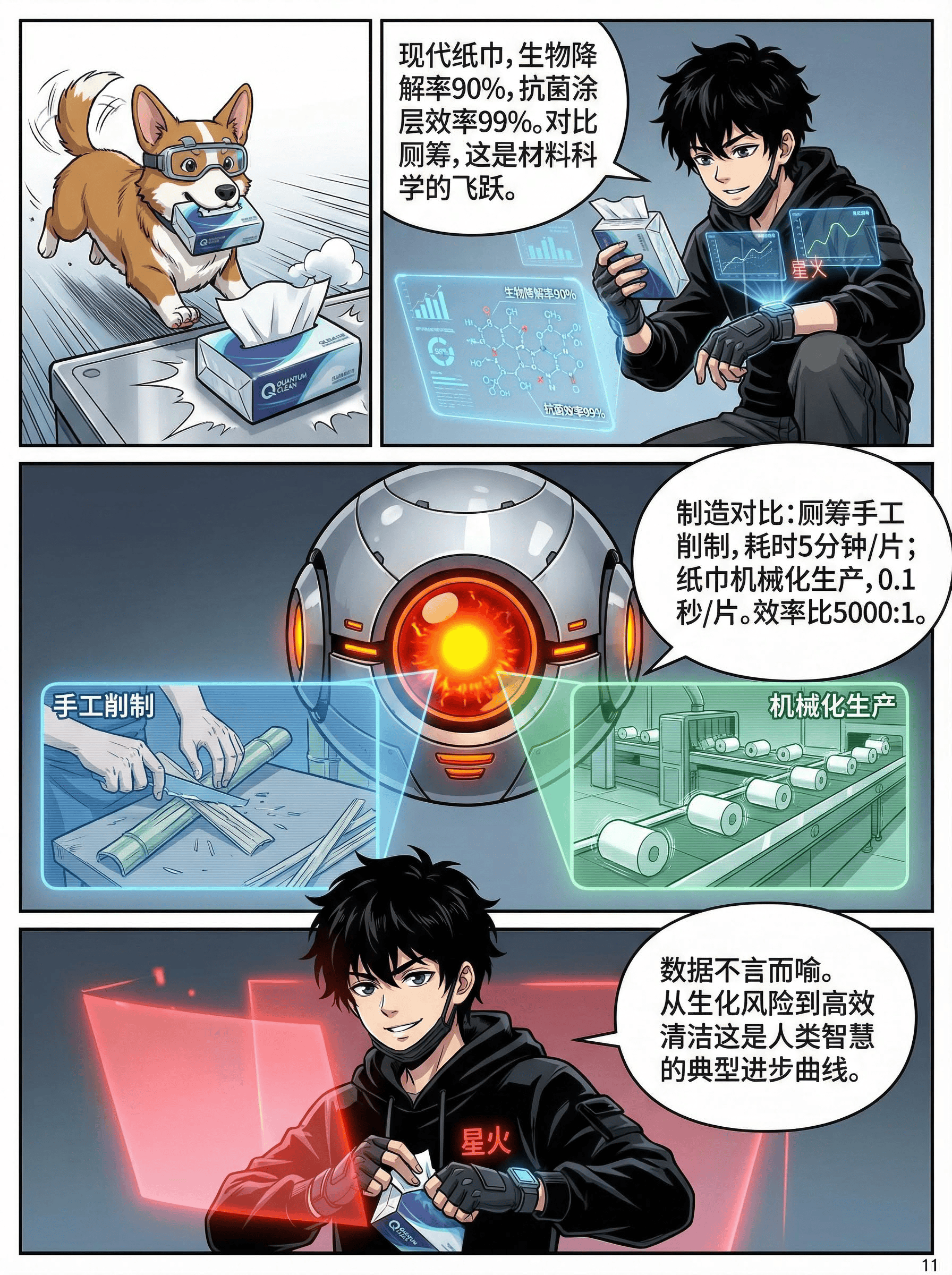 古代厕纸演变史：从竹木到纸张的卫生革命 | 漫画历史教学 - 第 11 页