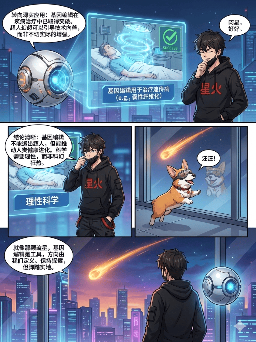 基因编辑技术原理与伦理探讨 – 漫画图解教学 | 前沿生物科技 - 第 7 页