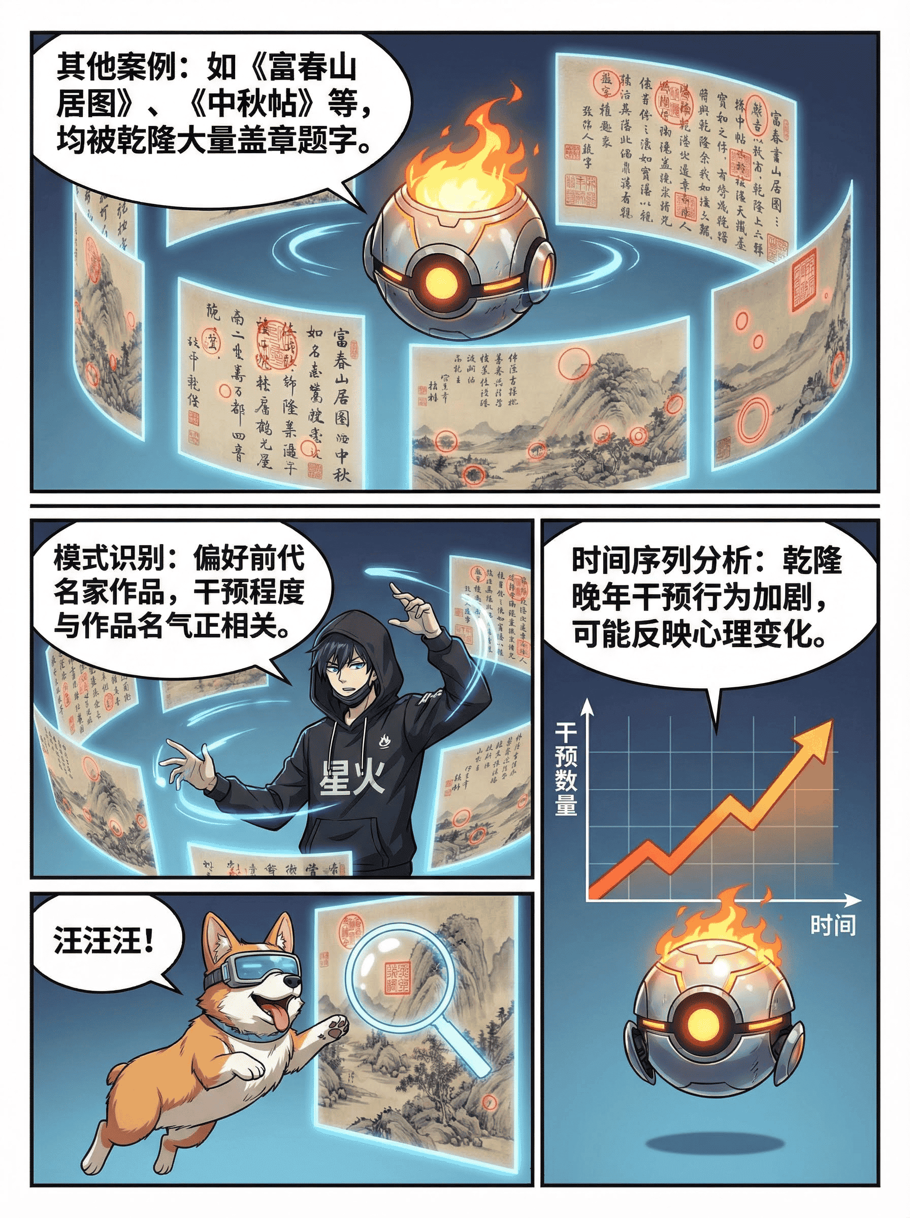 乾隆皇帝文物题字解析：历史鉴赏与弹幕文化对比 - 第 7 页