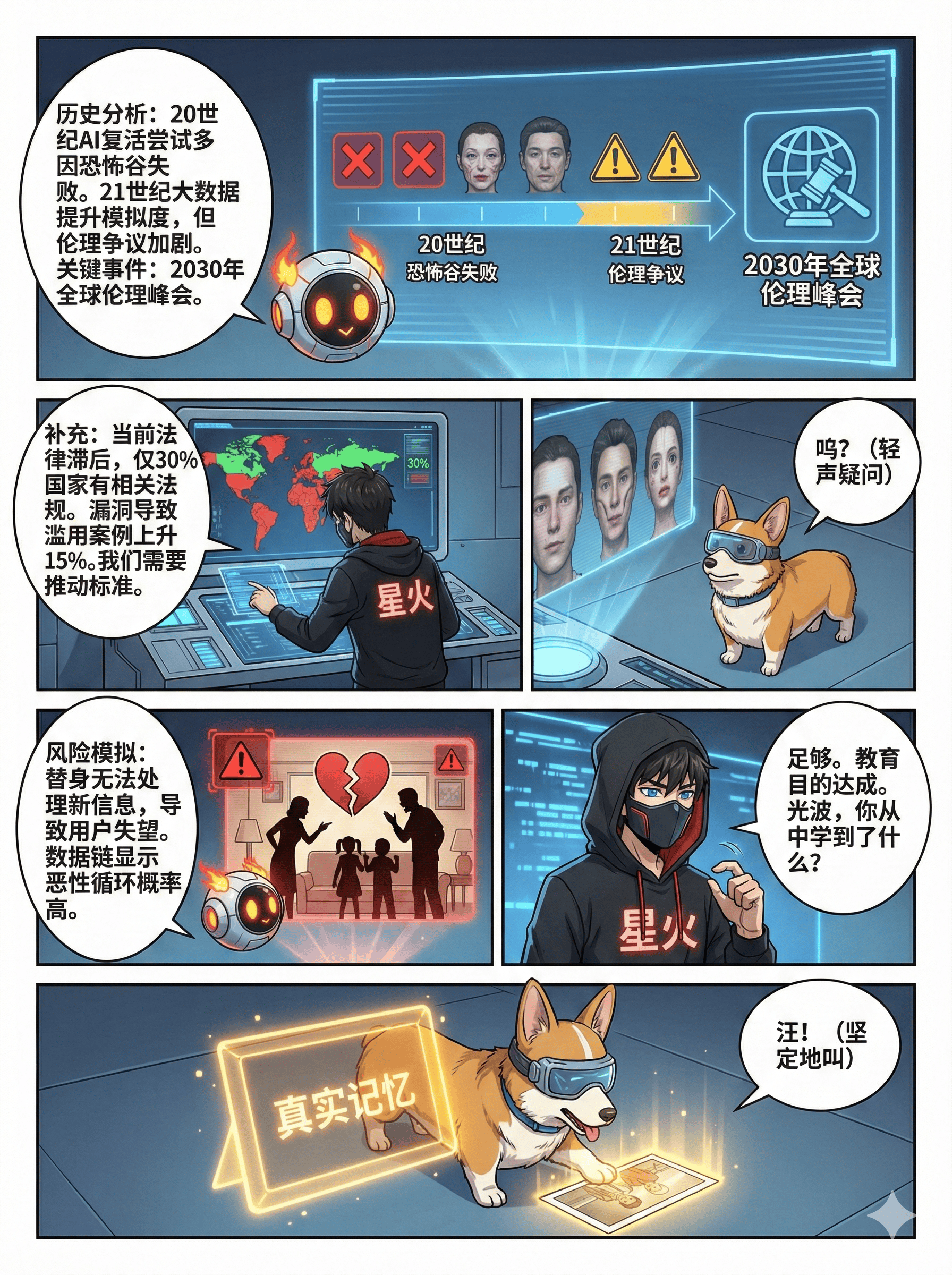 AI复活亲人技术解析与伦理探讨：漫画教学版详解 - 第 7 页