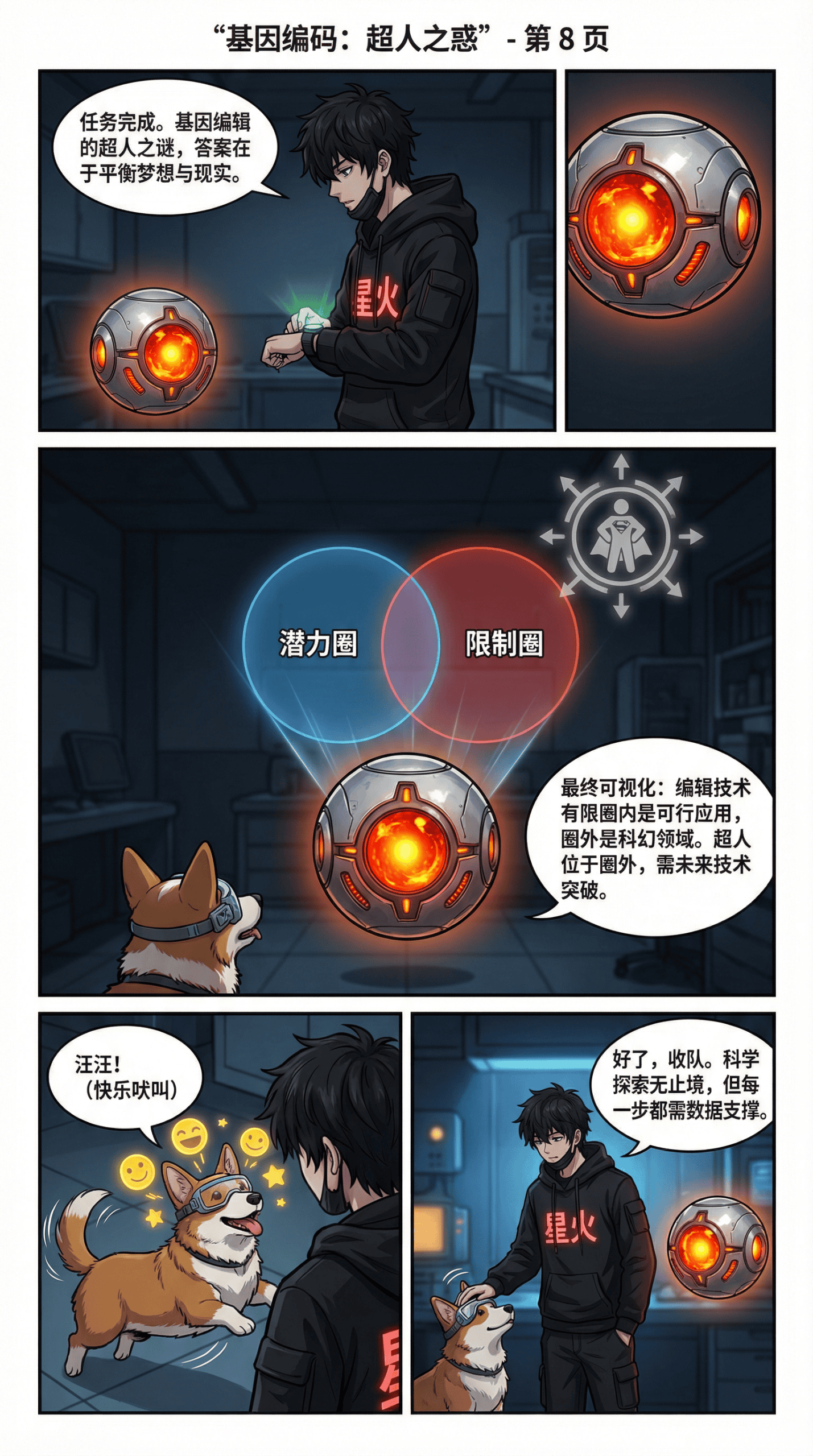 基因编辑技术原理与伦理探讨 – 漫画图解教学 | 前沿生物科技 - 第 8 页