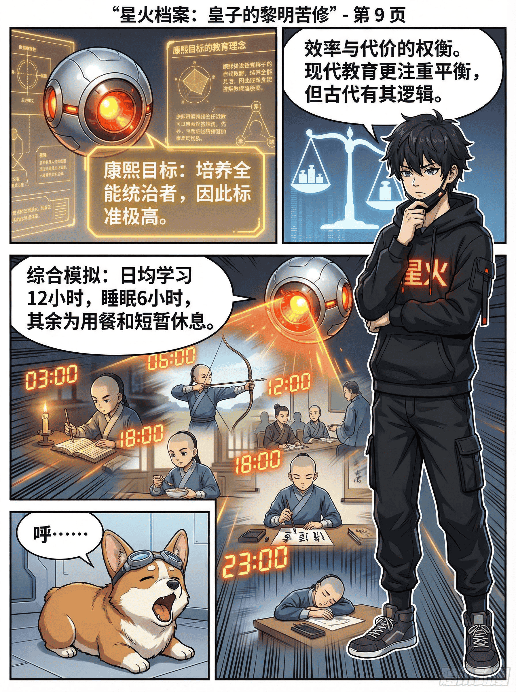 古代皇子学习内容与作息时间详解：课程表、科目与漫画图解 - 第 9 页