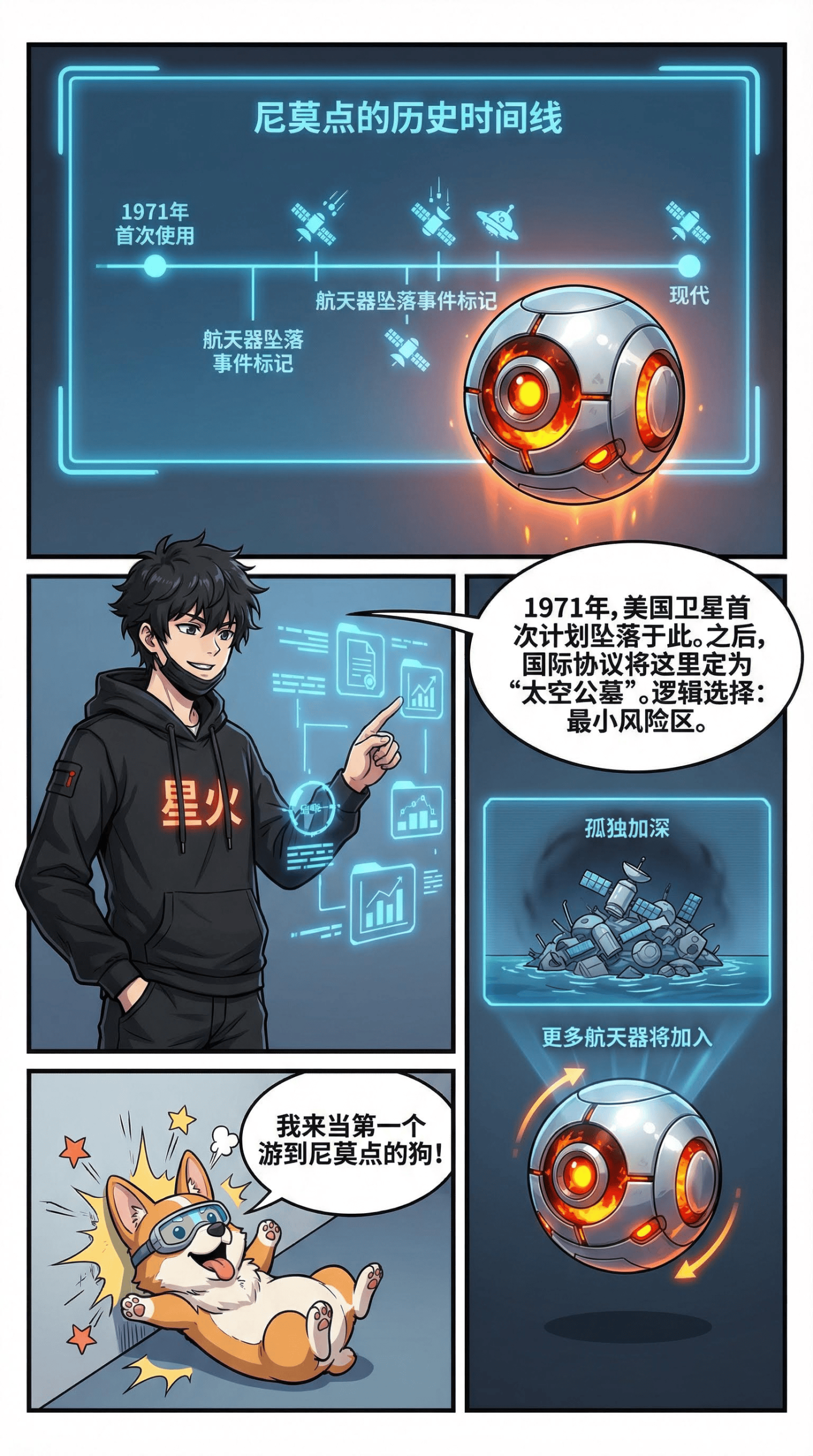 尼莫点详解：海洋最孤独点与航天器墓地（漫画教学） | 地理科学知识 - 第 9 页