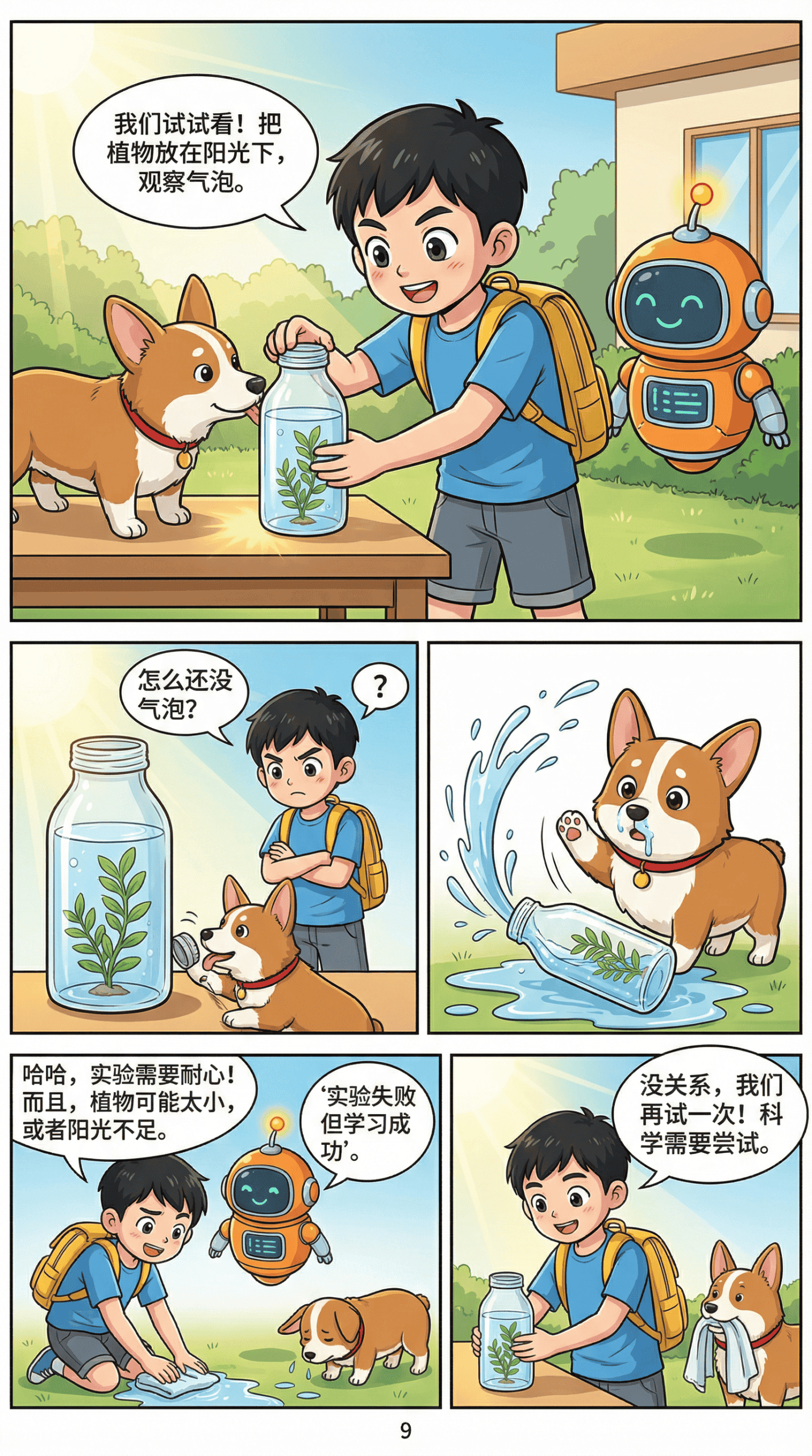 光合作用过程详解：图解叶绿素如何将阳光转化为能量 | 生物化学教学 - 第 9 页