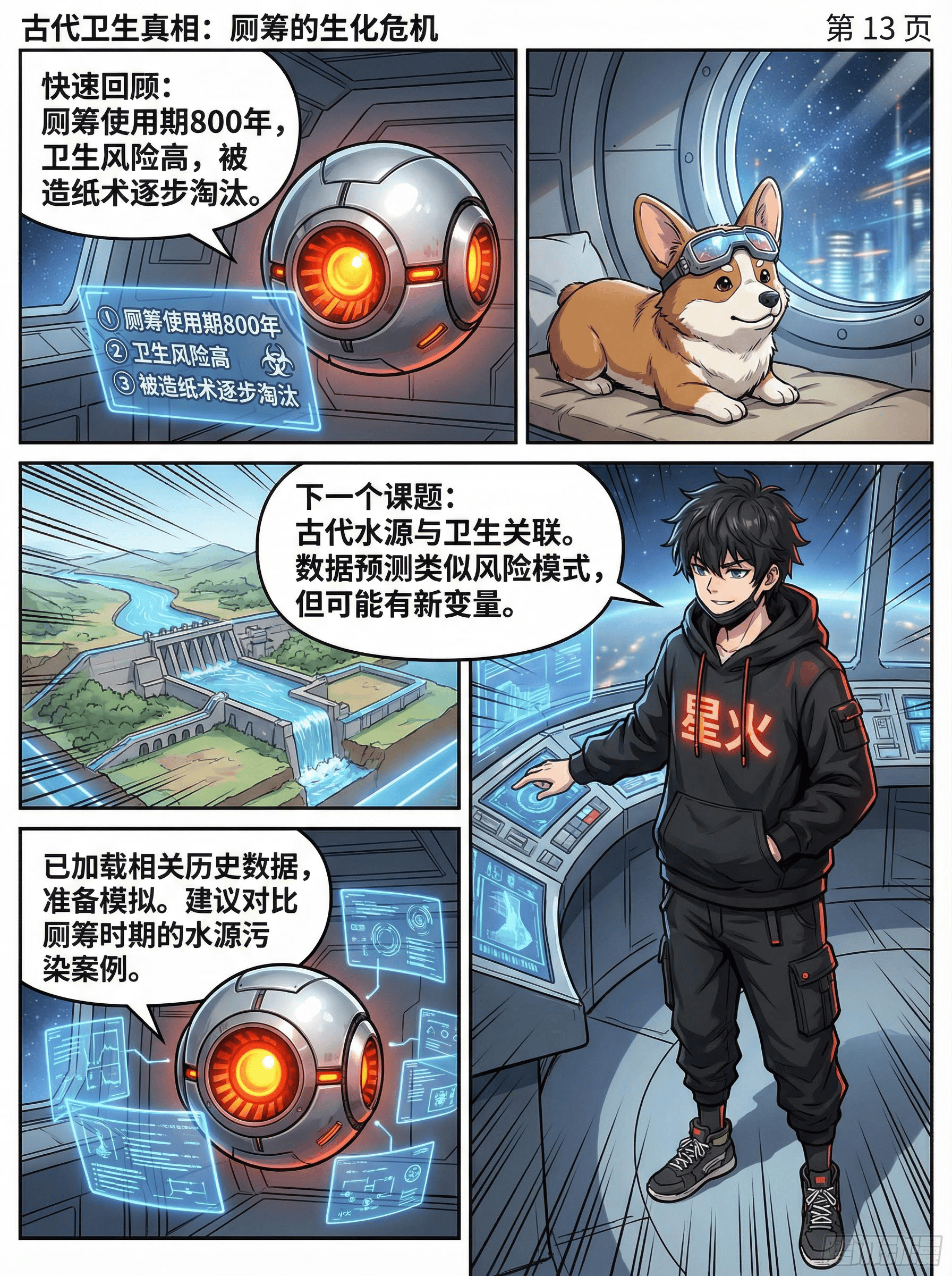 古代厕纸演变史：从竹木到纸张的卫生革命 | 漫画历史教学 - 第 13 页