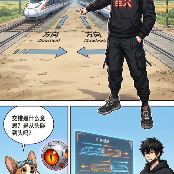 两车交错问题详解：相对速度与相遇时间计算方法 | 小学数学应用题