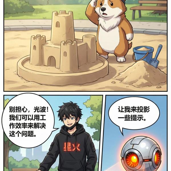 小学数学工程问题详解：单人工作效率与时间计算（含练习题与漫画讲解）