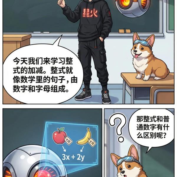 整式的加减详解：合并同类项方法与练习题 | 初中数学代数