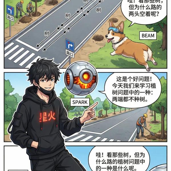 植树问题两端都不种：公式推导与例题解析 | 小学数学应用题