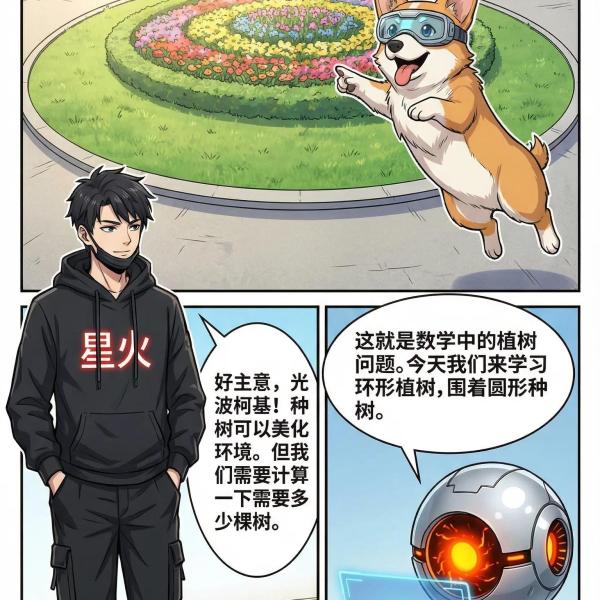 环形植树问题详解：核心公式、解题步骤与例题精讲 | 小学数学应用题