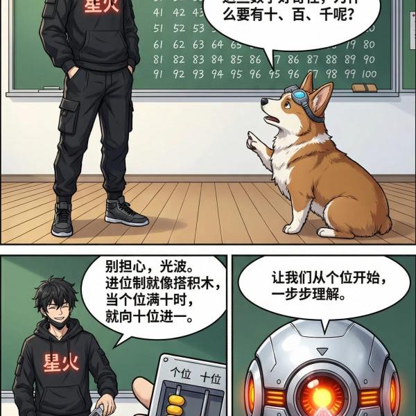 整数的认识：个十百千进位制详解与数位表(小学数学教学)