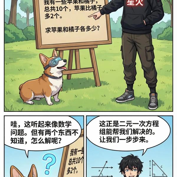 二元一次方程组详解：核心概念、知识点与例题解析 | 初中数学