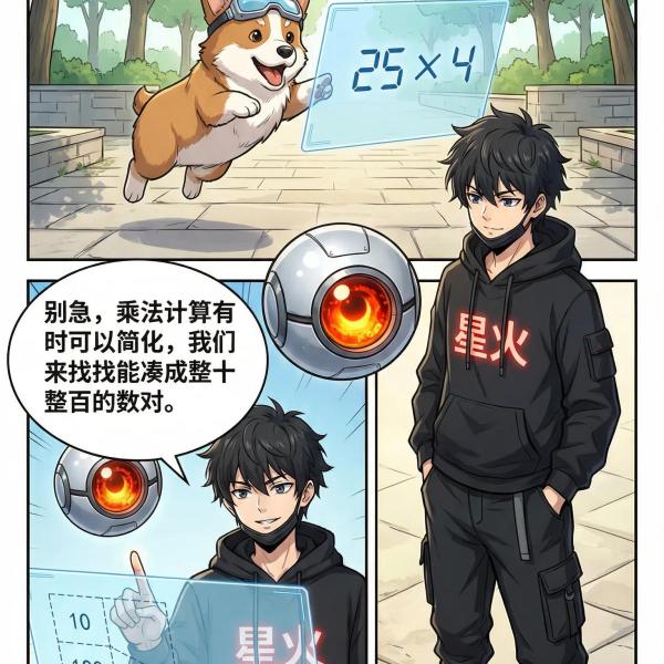 乘法简便计算：25×4的运算技巧与练习方法 | 小学数学教学