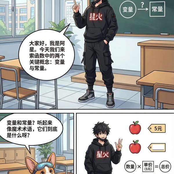 函数中的变量与常量详解：概念、区别与实例解析 | 初中数学