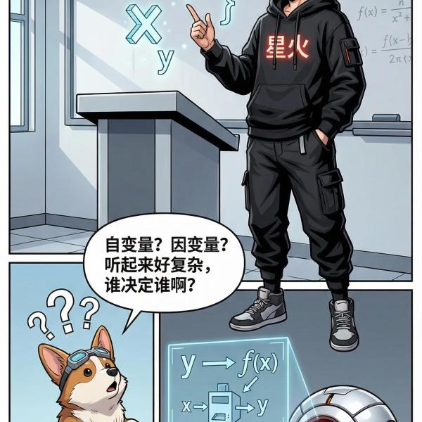 自变量与因变量详解：概念、区别与实例解析 | 函数基础