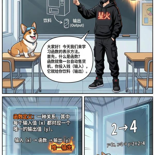 函数表示方法详解：列表法、图像法、解析式（初中数学）