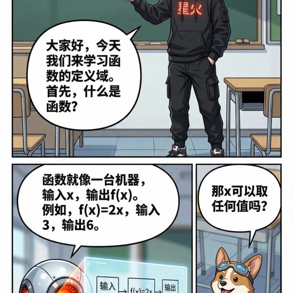 函数定义域详解：求法、例题与常见错误解析 | 初中数学函数基础