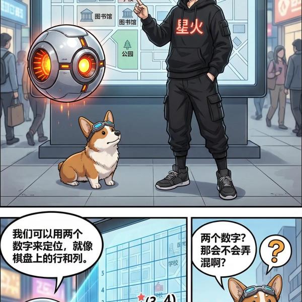 平面直角坐标系详解：坐标表示、象限判断与基础应用 | 初中数学几何