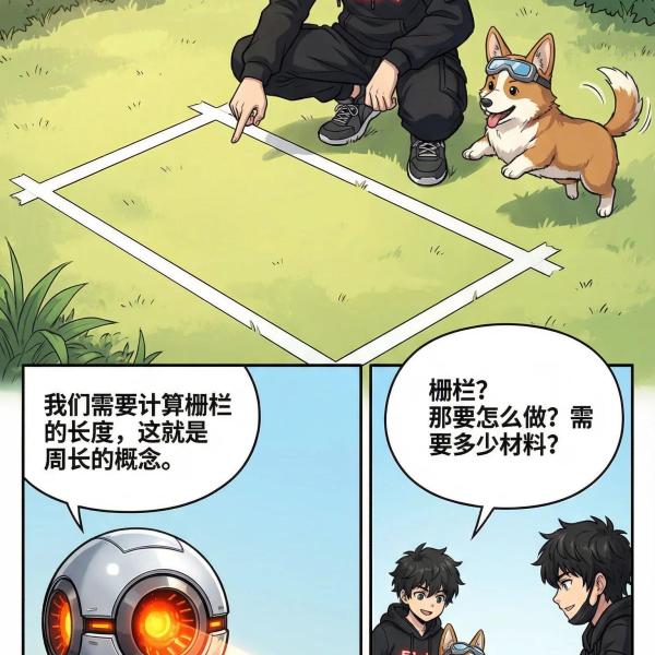 长方形周长怎么算？公式推导与例题详解（图文教学）