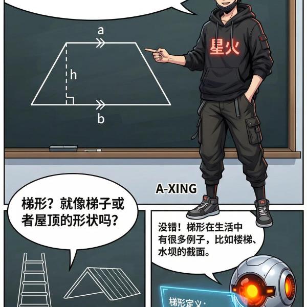 梯形面积公式详解：推导、例题与动画演示 | 数学几何教学