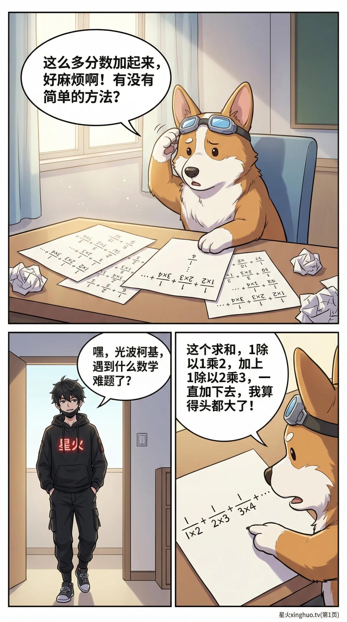 裂项相消法计算分数求和：原理、例题与技巧详解