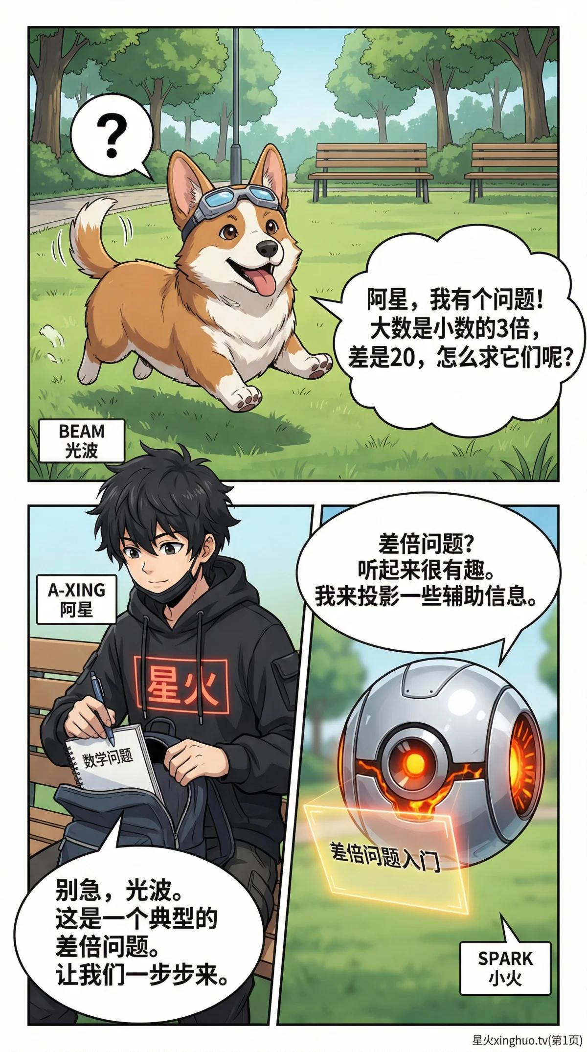 差倍问题解题方法详解：线段图解法与练习题(小学数学应用题)