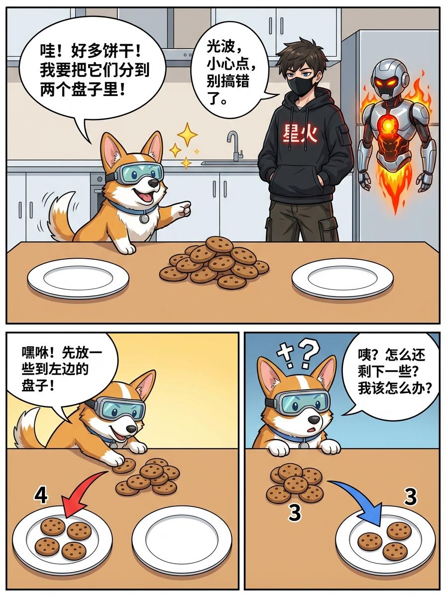 奇数与偶数的定义、配对概念详解 | 小学数学漫画教学