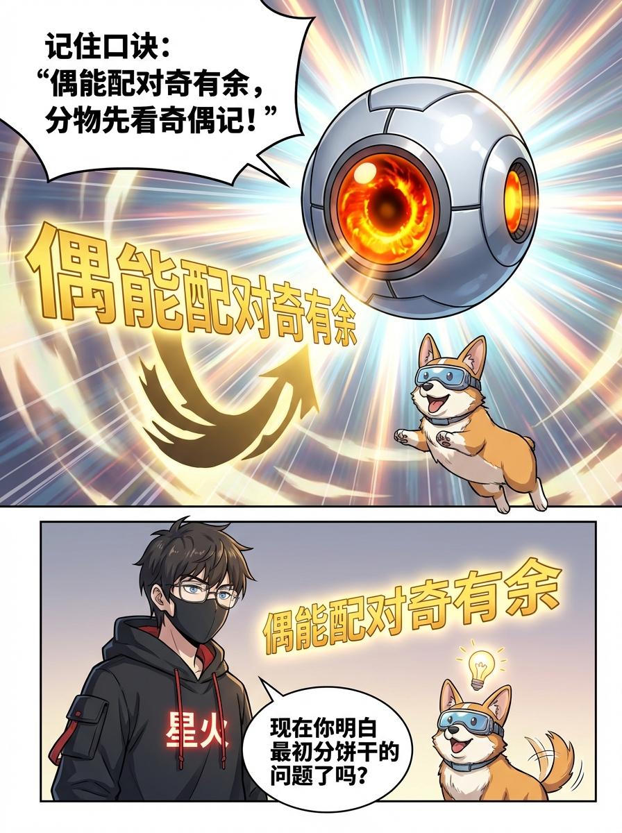 奇数与偶数的定义、配对概念详解 | 小学数学漫画教学 - 第 9 页