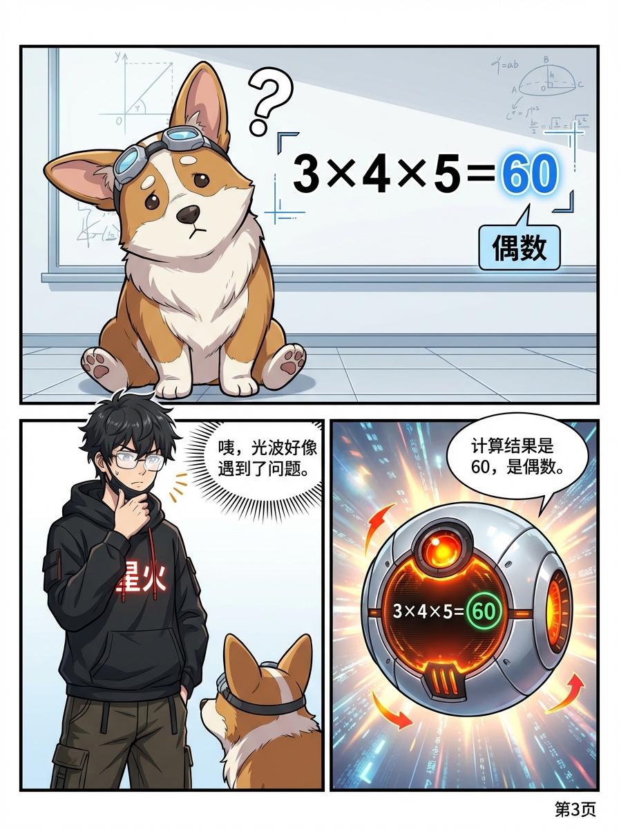 乘法奇偶规律详解：有偶则偶 | 小学数学漫画教学 - 第 3 页