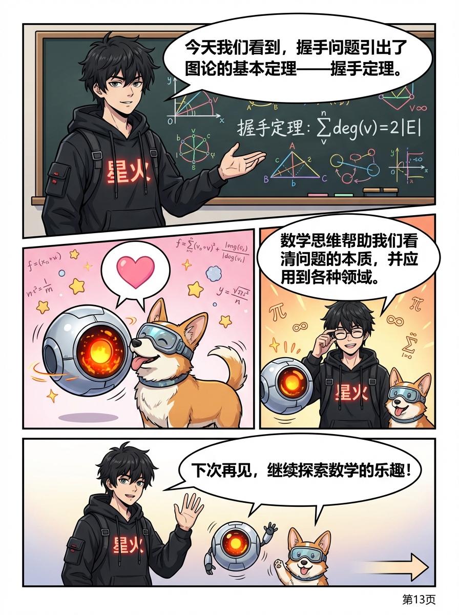 握手问题与图论初步详解：概念、公式与漫画教学 - 第 13 页