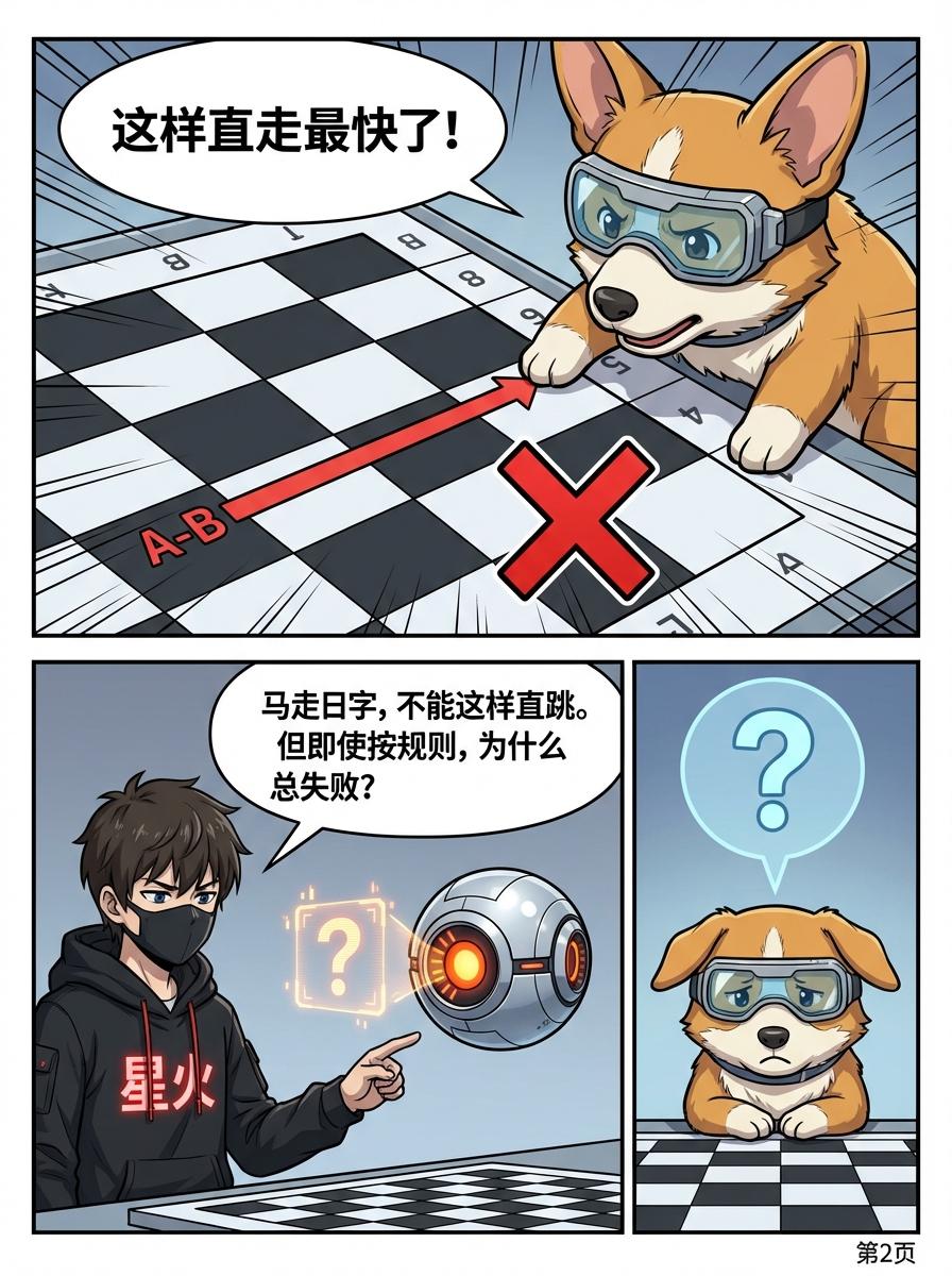 染色问题与黑白格分析详解：原理、例题与漫画教学 - 第 2 页