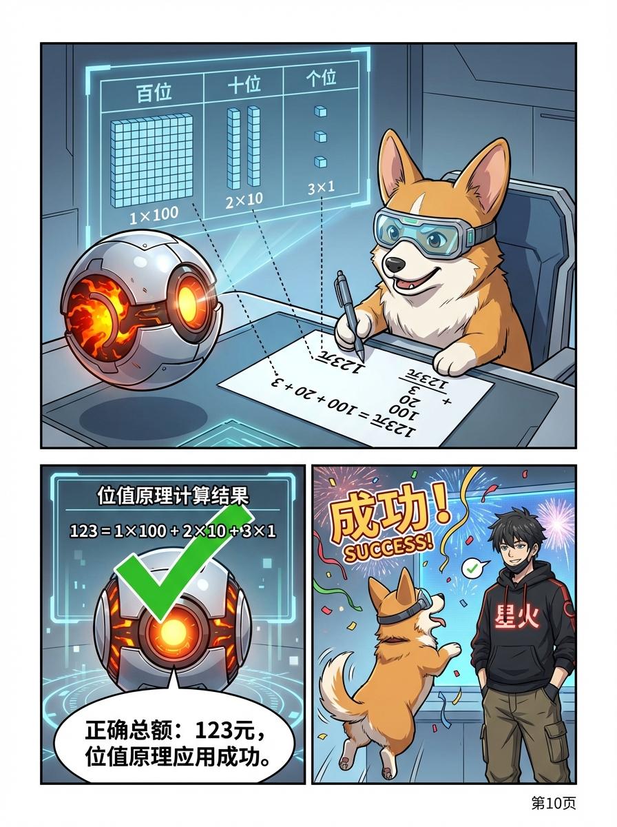 位值原理与数位详解：小学数学基础概念与实例解析 - 第 10 页