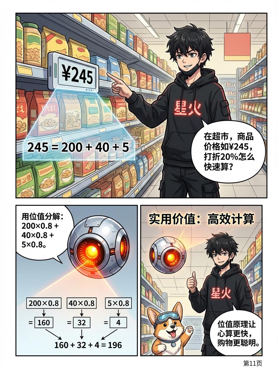 位值原理与数位详解：小学数学基础概念与实例解析 - 第 11 页