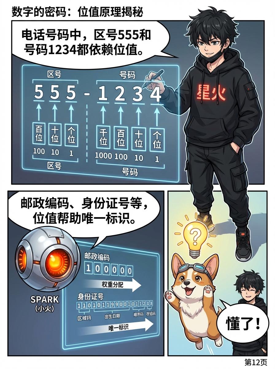 位值原理与数位详解：小学数学基础概念与实例解析 - 第 12 页