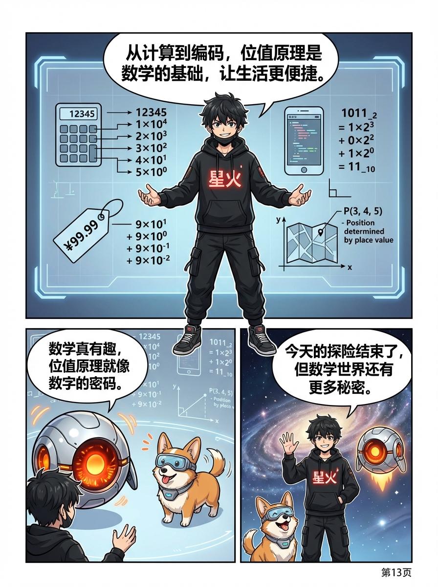 位值原理与数位详解：小学数学基础概念与实例解析 - 第 13 页