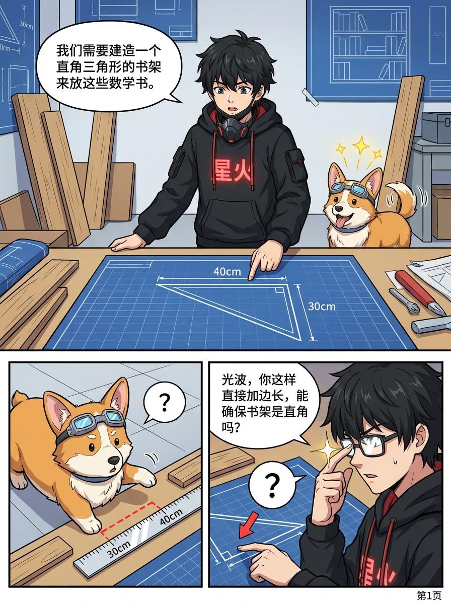 勾股定理推导详解：几何证明与公式解析 | 初中数学核心知识点